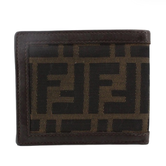 Fendi Brown and Black Men's Wallet